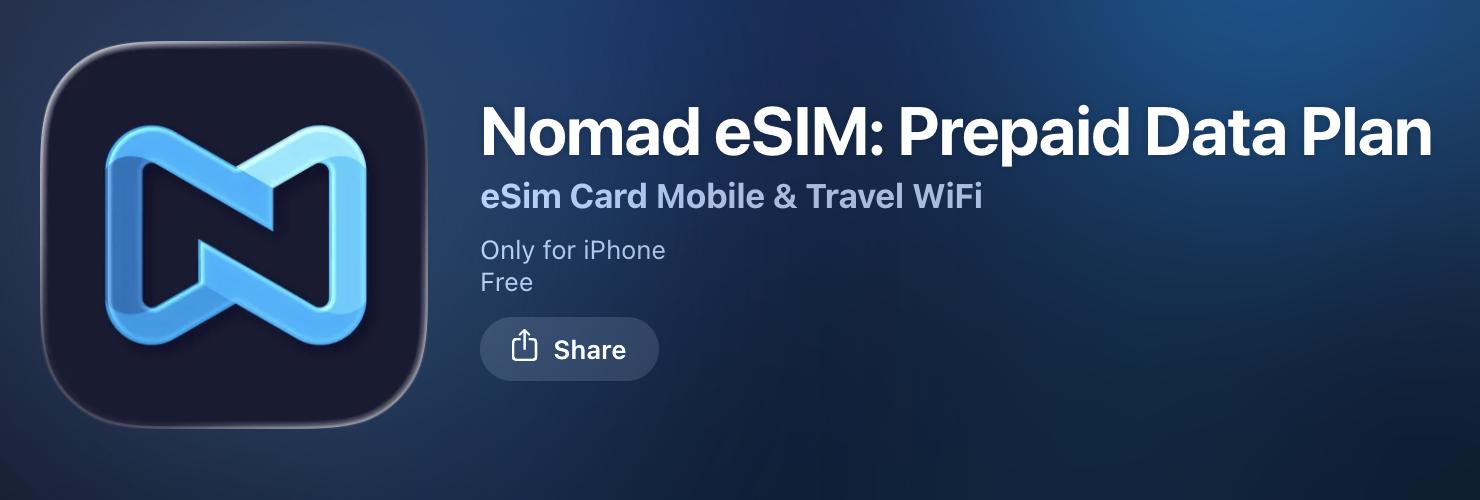Nomad 免费eSIM申请教学